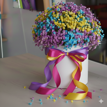 Carica l'immagine nel visualizzatore di Gallery, Scatola Luxury di Gipsofila Colorata – "Nuvola di Emozioni"