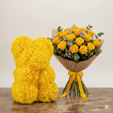 Charger l'image dans la galerie, Orsetto di Rose e Bouquet Coordinato
