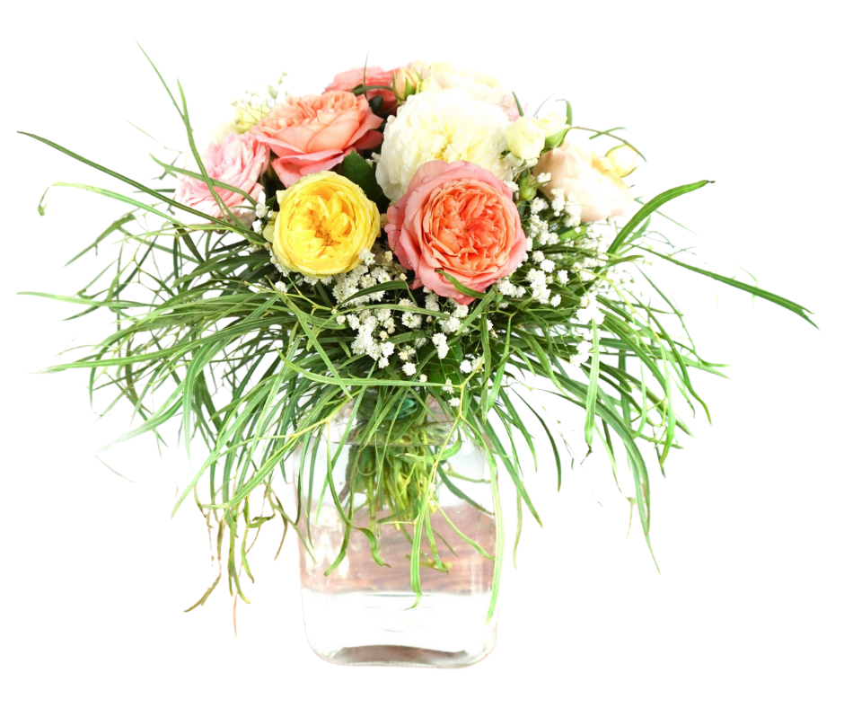 Bouquet con Rose Inglesi - Charity