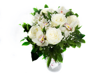Charger l&#39;image dans la galerie, Bouquet con Orchidee e Rose - Adorable - Flowers Palermo

