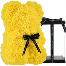 Load image into Gallery viewer, Orsetto Giallo di rose in lattice
